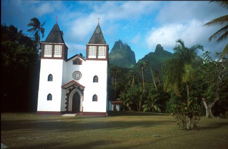 Kostelík na Moorea
